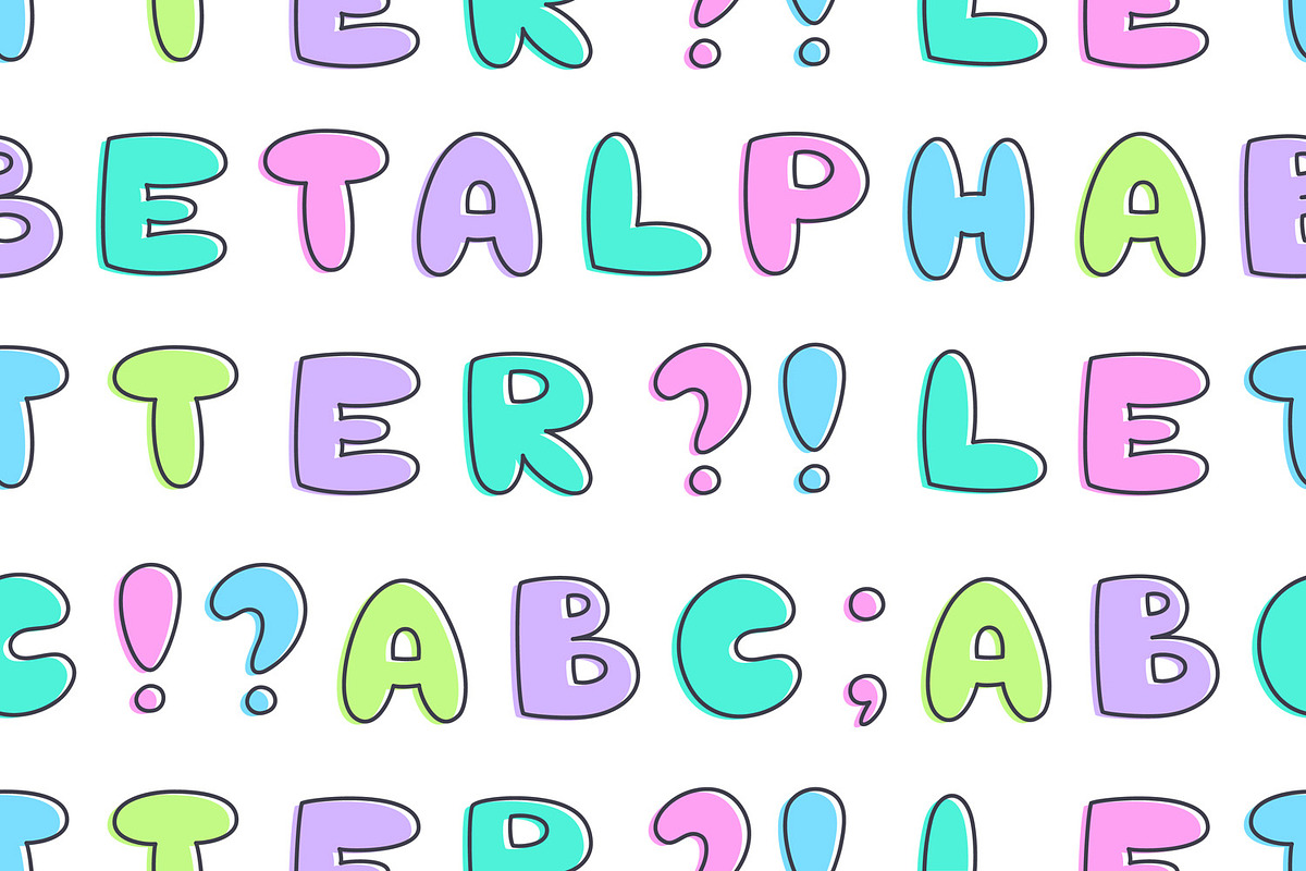 Baby Alphabet and Lettering, an Object Graphic by redcollegiya design (Photo 14 of 14)