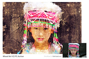 Mixed Art 2 Photoshop Action, an Action Add-On by SlideSalad (Thumbnail 13 of 16)