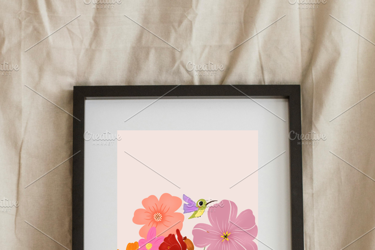 Spring Garden Digital Poster A4, a Decorative Illustration by Oleksandra Illustrates (Photo 5 of 8)