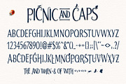 Picnic Caps Font, a Font by DesignSomething (Thumbnail 4 of 4)