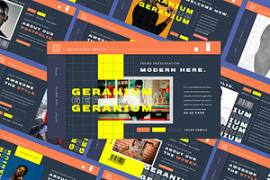 GERANIUM Keynote Template