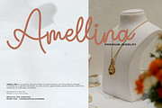 Grambell Saturn | Monoline Script, a Script Font by gracetype_studio (Thumbnail 7 of 12)