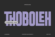 Thoboleh - Condensed Sans Serif