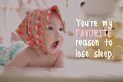 Little Love - Cute Handwritten Font, a Script Font by Nick & Sarah (Thumbnail 7 of 7)