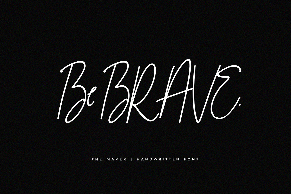 The Maker | Handwritten Font preview 3