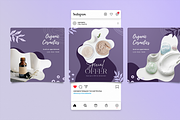Purple Cosmetic Instagram Post, a Social Media Template by Rongbaaz (Thumbnail 3 of 3)