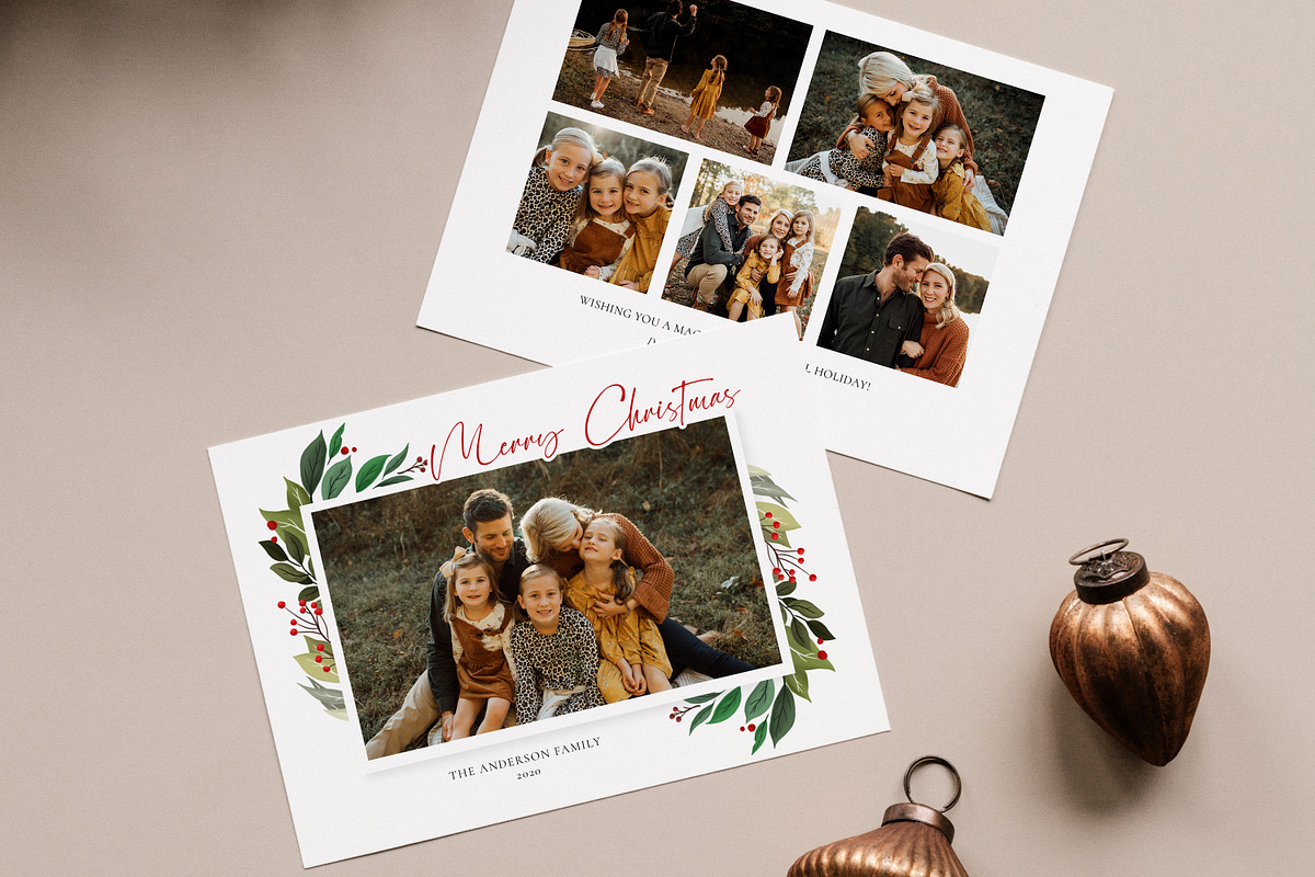 Christmas Card Template CD229, a Card Template by Salsal Design (Photo 1 of 4)