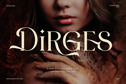 Dirges Elegant Serif Font