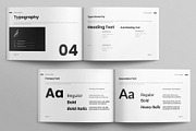 Brand Guideline Template Landscape, a Brochure Template by E-Type (Thumbnail 5 of 8)