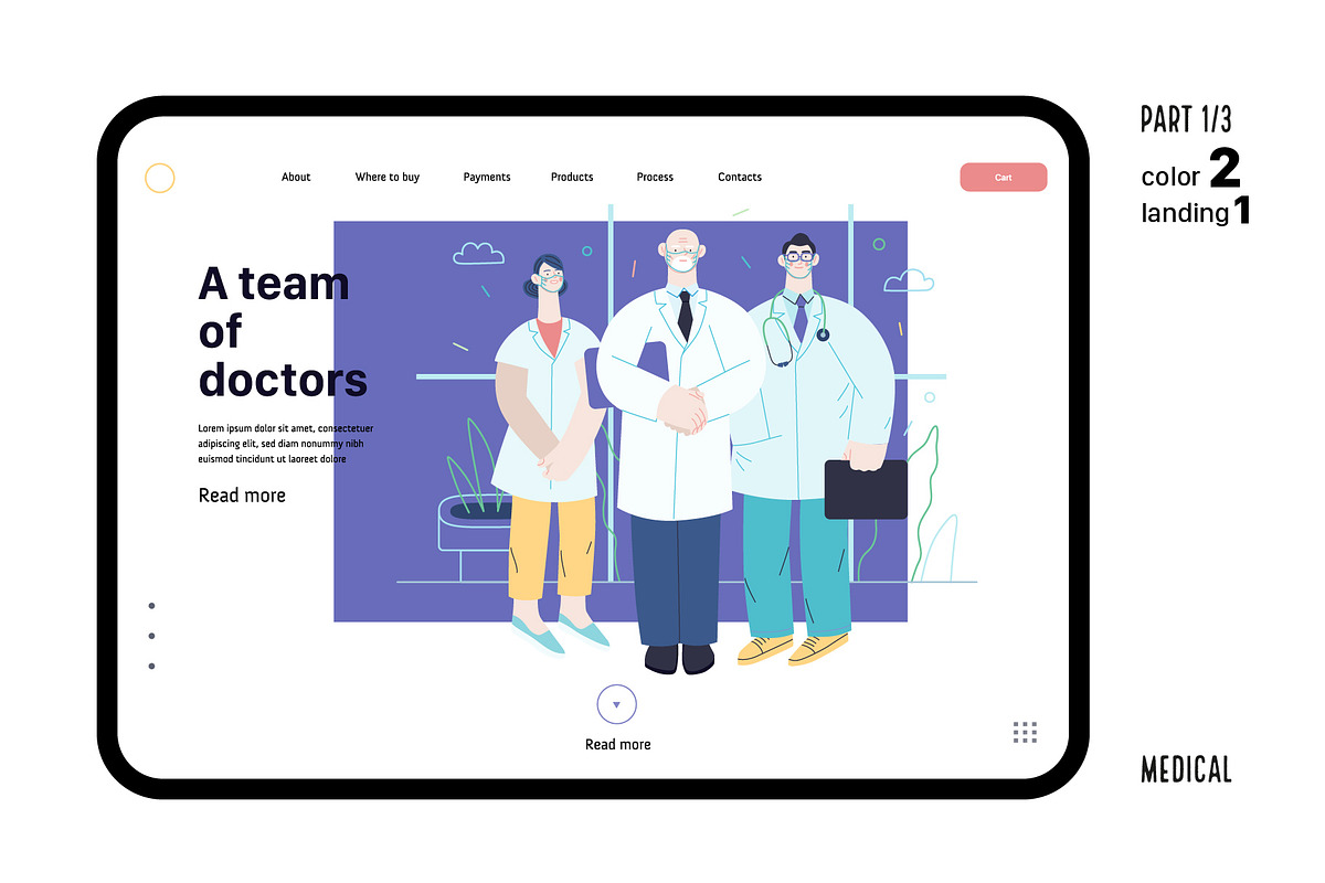Medical, Part 1, colors 2&4, a Templates & Theme by Grivina's shop (Photo 4 of 21)
