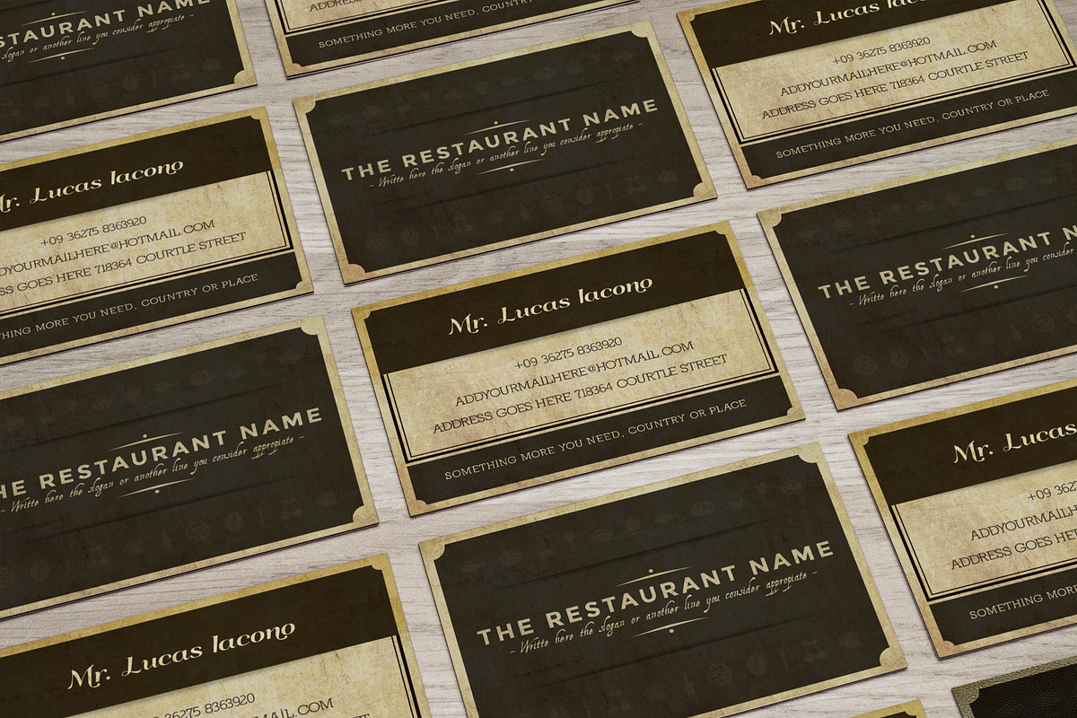 Elegant Food Rustic Menu 3, a Brochure Template by Luuqas Design (Photo 4 of 8)