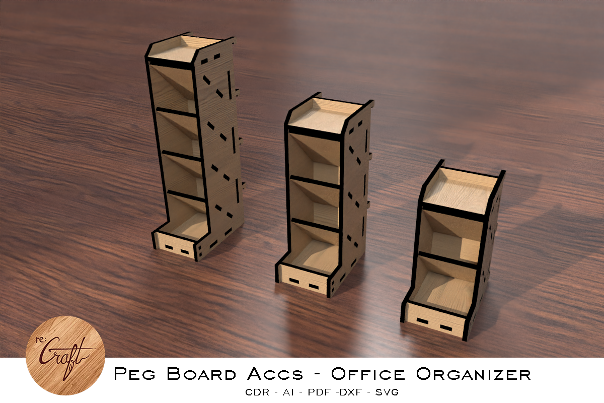 Peg Board Accessories Pen Organizer, a Templates & Theme by StanleyTirtoutomo (Photo 9 of 9)