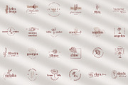 100 Logo Templates | Floral Logo, a Branding & Logo Template by GraphicDash (Thumbnail 6 of 11)