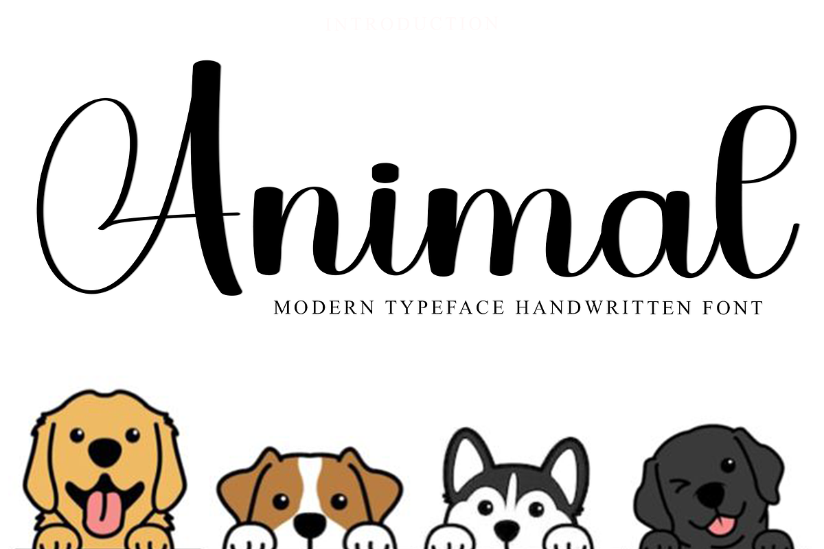 Animal, a Handwritten Font by InermediaSTUDIO (Photo 1 of 8)