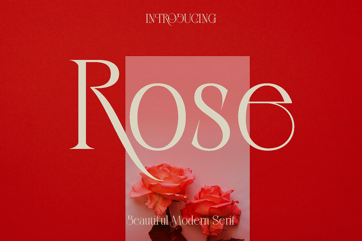 Rose - Modern Serif Font, a Serif Font by Luna Shop (Photo 1 of 10)