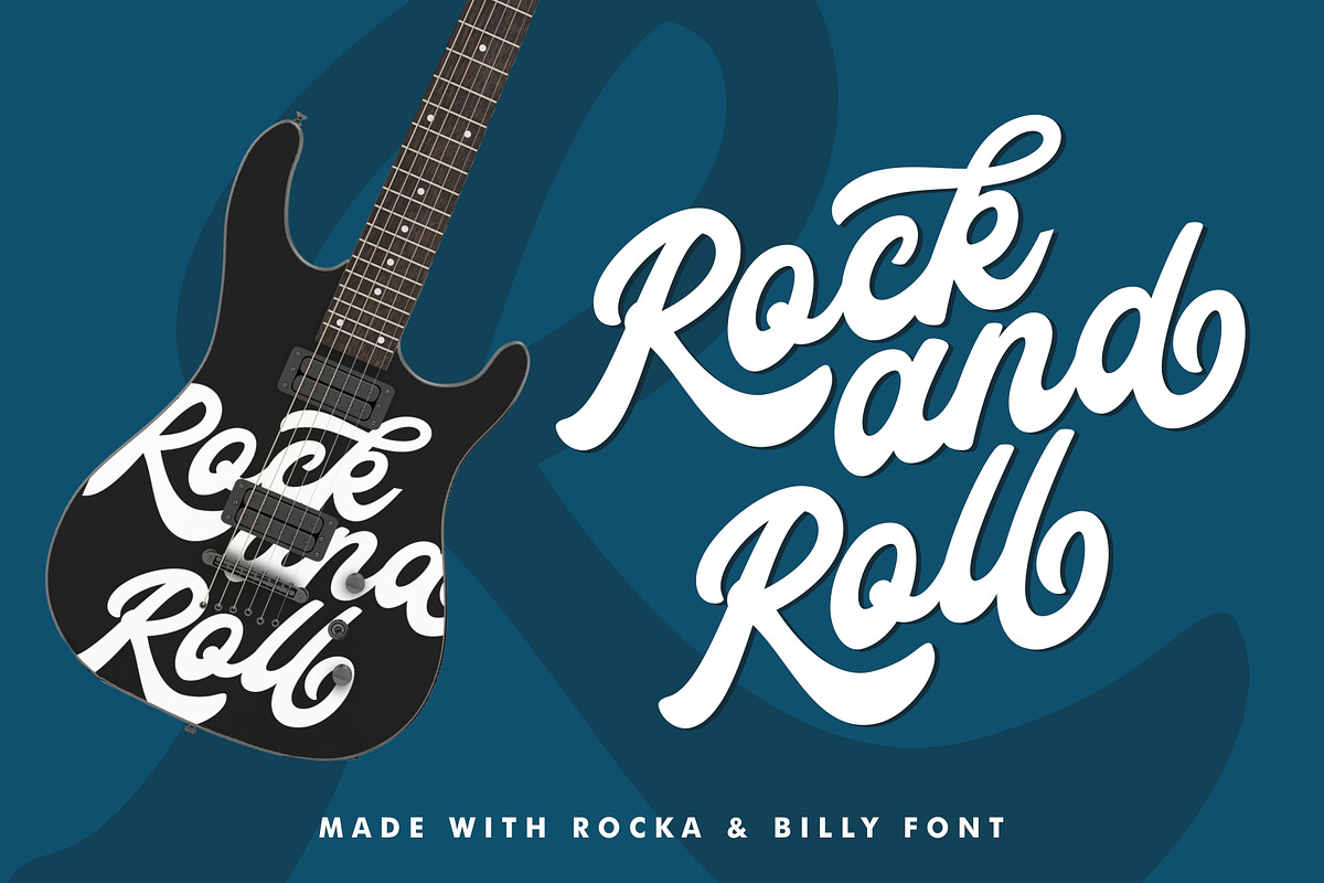 Rocka & Billy, a Script Font by YdhraStudio (Photo 9 of 15)