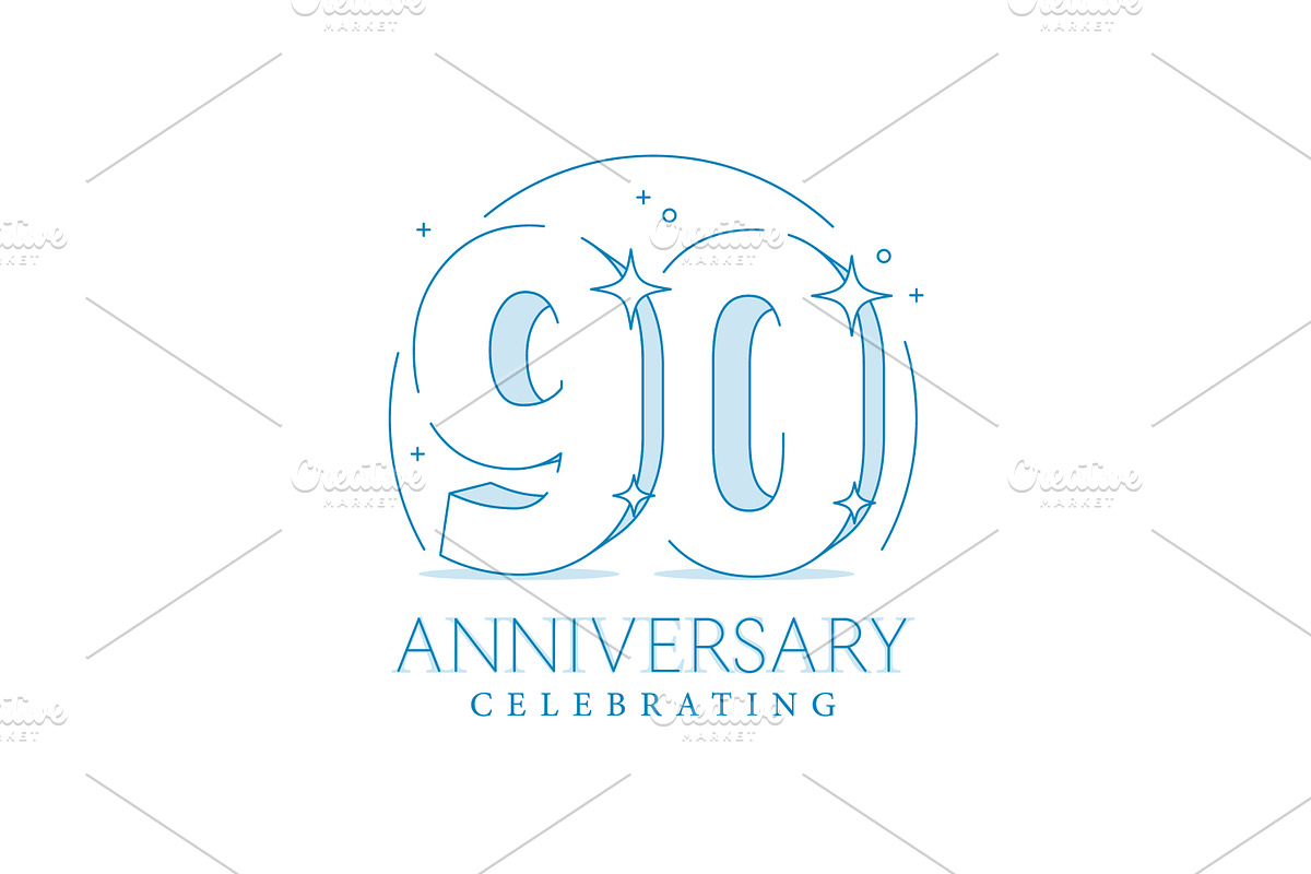Anniversary 90. 3d number ninty, a Decorative Illustration by Sunny (Photo 1 of 2)