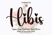 Hibis | Script Font, a Script Font by Scratchones (Thumbnail 1 of 8)