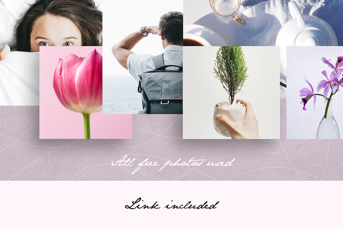 Rosegold Instagram Puzzle, a Social Media Template by Crevo Studio (Photo 7 of 8)