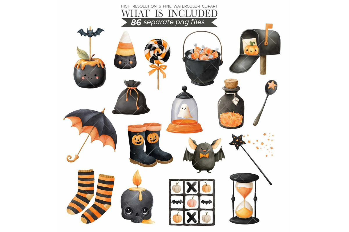 Cute Halloween Family Clipart, an Illustration by CharmClipart (Photo 7 of 8)