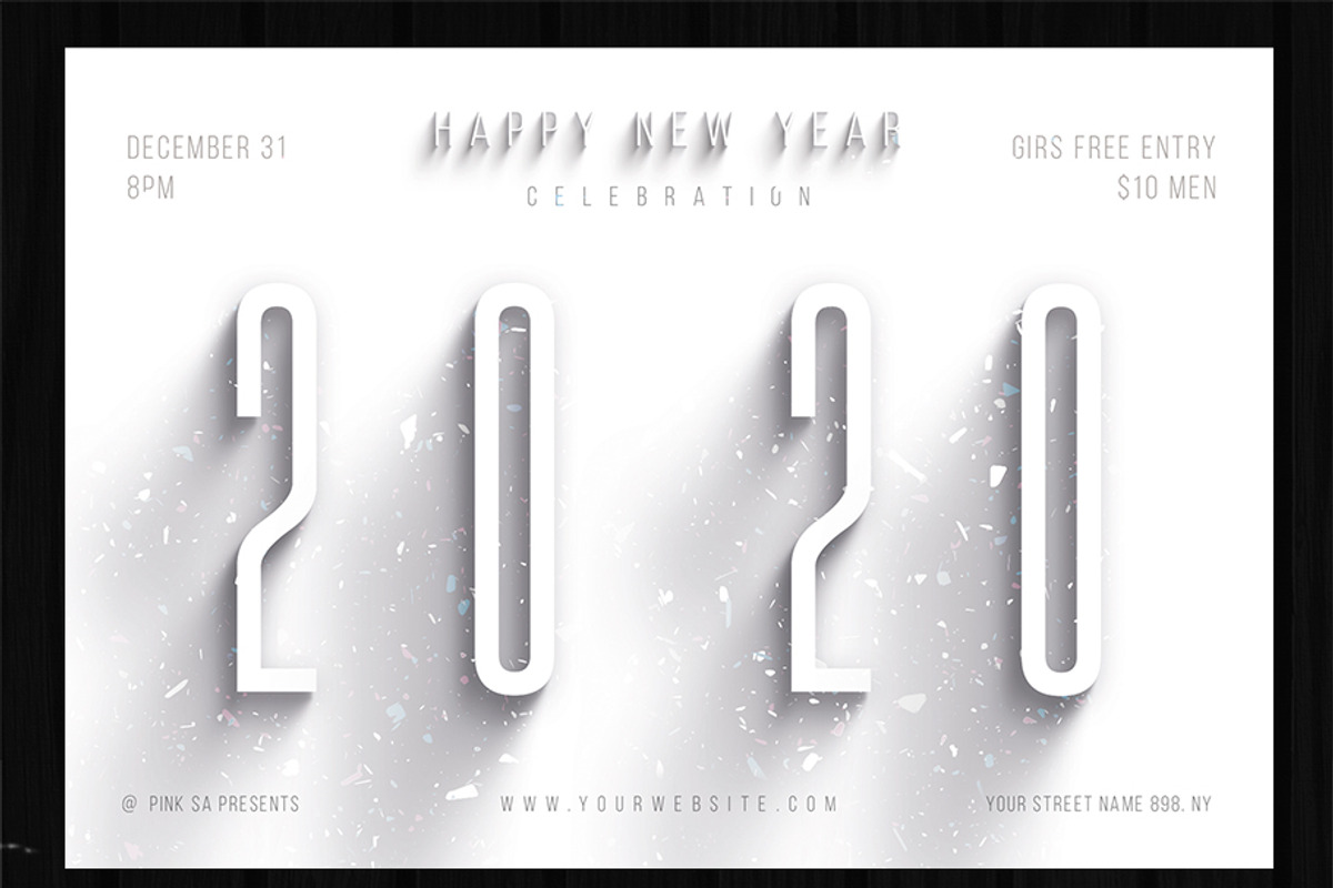 NYE Celebration Flyer V2, a Flyer Template by GraphicDiamonds (Photo 6 of 6)