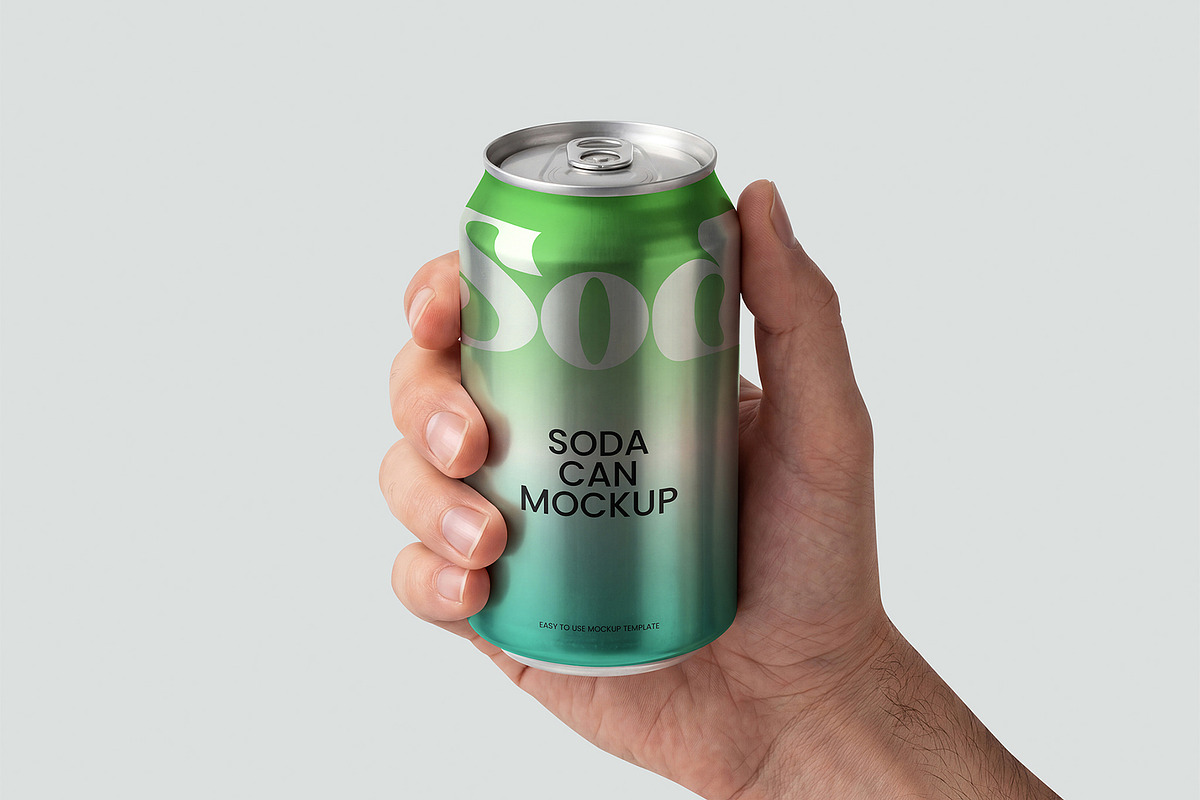 Metal Soda Can Mockup Bundle, a Packaging Mockup by graphypix (Photo 15 of 15)