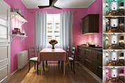 Kitchen Curtain Mock-up, a Household Mockup by IsometricWorld (Thumbnail 9 of 9)