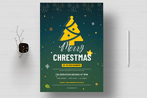 Christmas Flyer Layout, a Flyer Template by MightyDesign