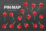 Map Pin Icons Set, an Object Graphic by DesignerCandies (Thumbnail 6 of 6)