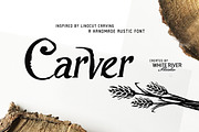 Carver Font + Extras, a Font by WhiteRiverStudio (Thumbnail 3 of 4)