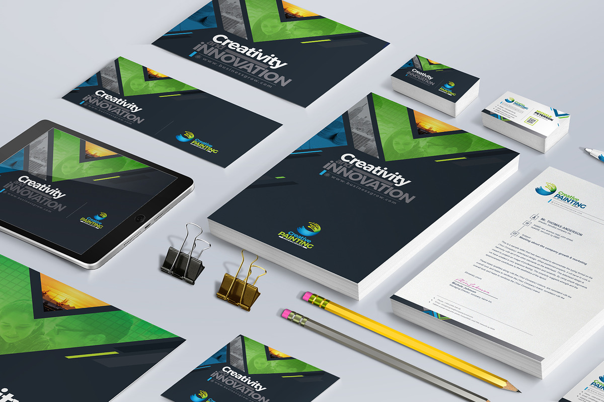 Business Mega Branding Bundle, a Packaging Mockup by ContestDesign (Photo 1 of 32)