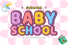 Baby School - Display Font