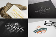 36 Restaurant Logos and Badges, a Branding & Logo Template by Vasya Kobelev (Thumbnail 6 of 12)