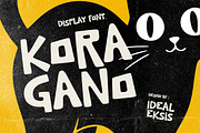 Kora Gano - Food Font, a Handwritten Font by Ideal Eksis (Thumbnail 1 of 10)