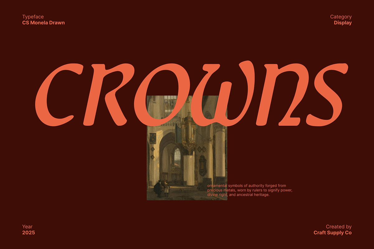 CS Monela Drawn, a Serif Font by Craft Supply Co. (Photo 7 of 8)