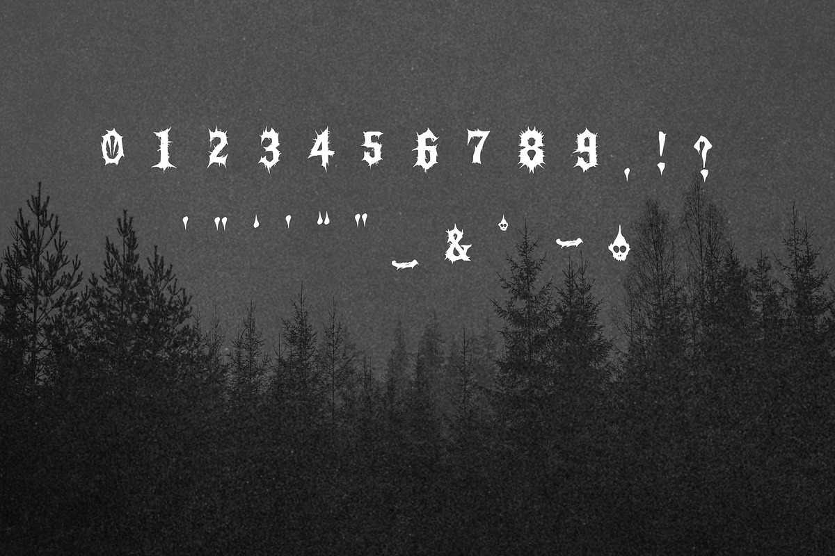 Spikey Scary Horror Font, a Serif Font by LunaCco Design (Photo 5 of 7)