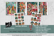 Twinkling Whimsy City, Christmas Kit, a Seasonal Illustration by Digital Art Mahdiseño (Thumbnail 2 of 10)