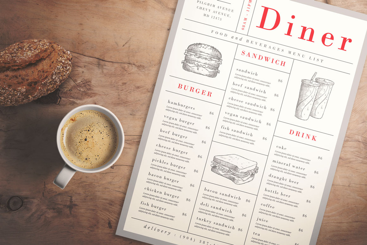 Food Menu Vol. 02, a Flyer Template by KMZVR.Lab (Photo 2 of 5)