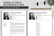 Resume Template CV + Cover Letter, a Resume Template by Klamp Studio (Thumbnail 6 of 10)
