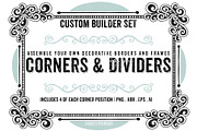 Decorative Borders, Corners & Frames, a Decorative Illustration by Carrie Stephens Art (Thumbnail 12 of 12)