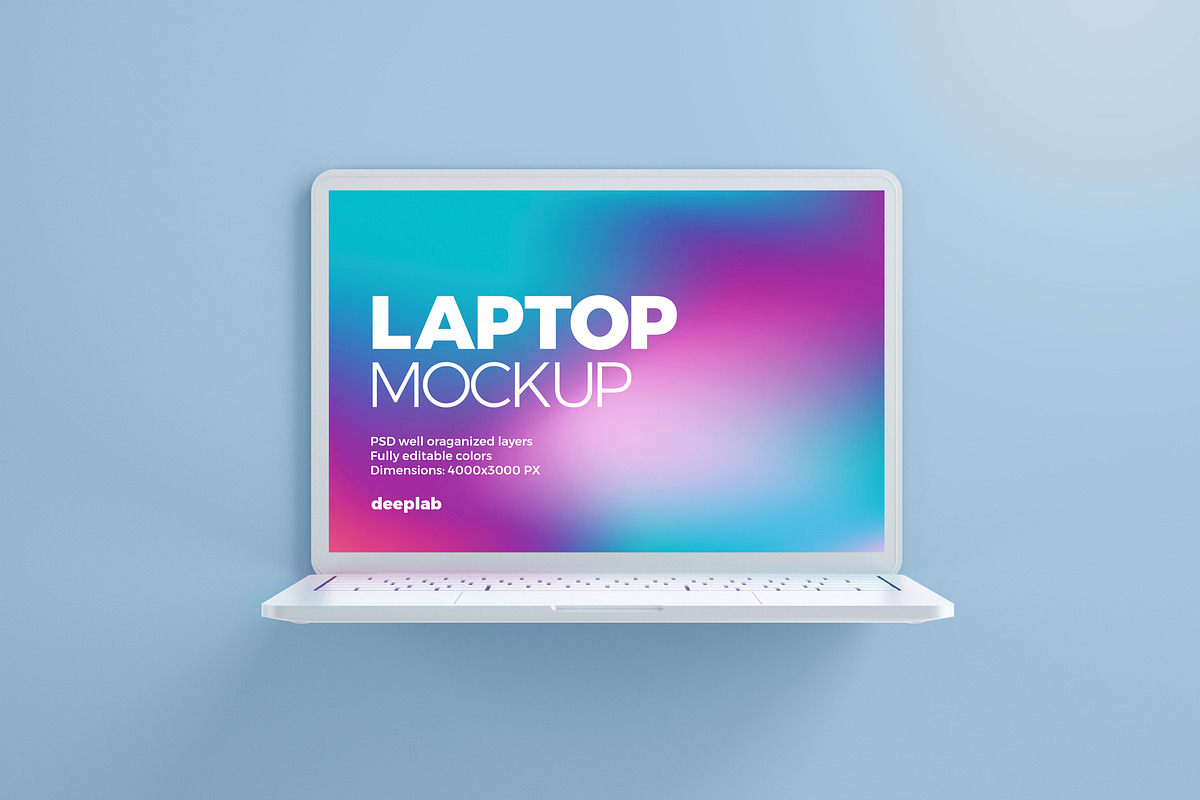 Macbook Pro Clay Mockup set, a Device Mockup by Deeplab (Photo 14 of 19)