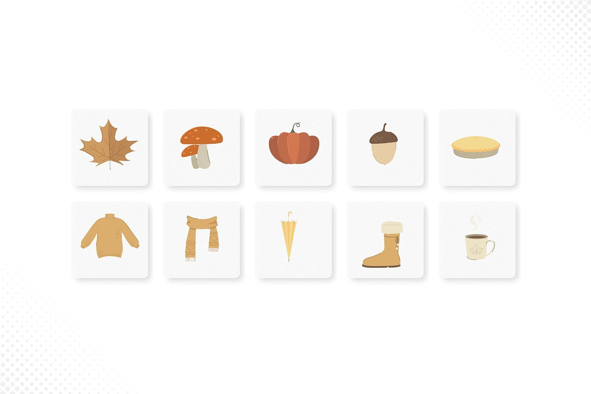 Autumn Element Set, a Seasonal Illustration by Epitomi_Studio (Photo 2 of 2)