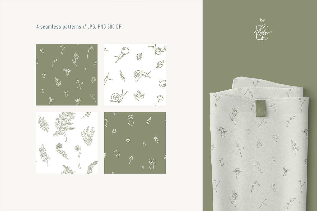 COTTAGECORE HERBARIUM, an Object Illustration by Kate Art (Photo 10 of 22)