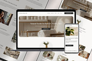 Esthetician Website Template, a Squarespace Template by Pretty Boss Designs (Thumbnail 1 of 6)