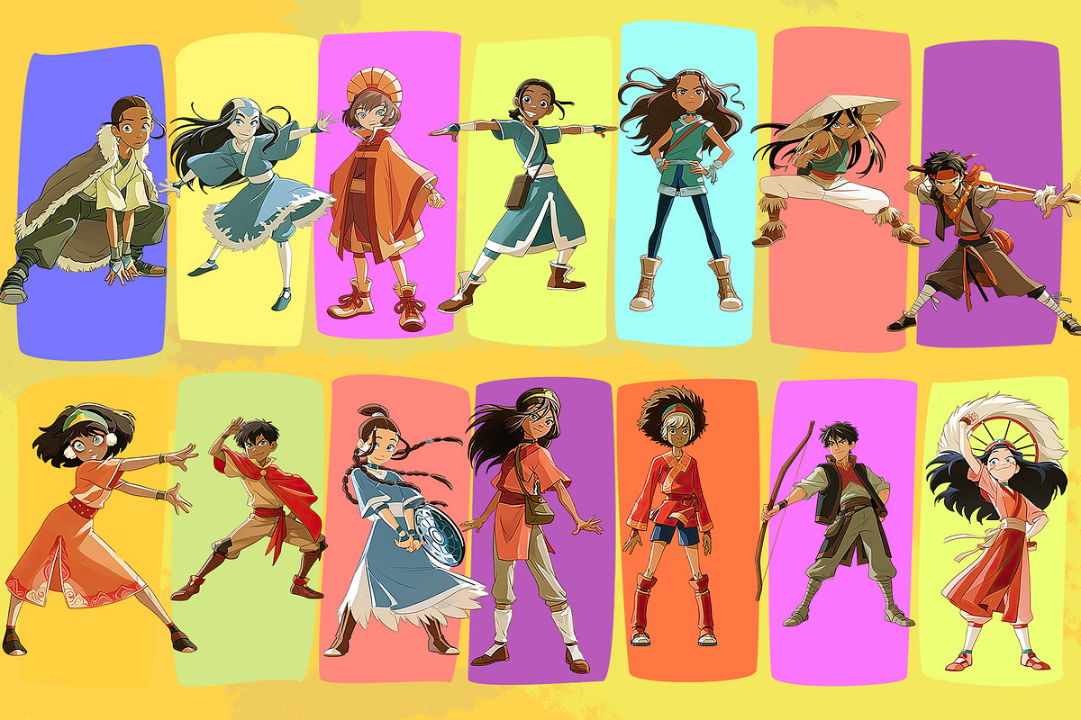 GUARDIANS OF THE FOUR REALMS PNG SET, a Person Illustration by XiXong STUDIO (Photo 2 of 6)