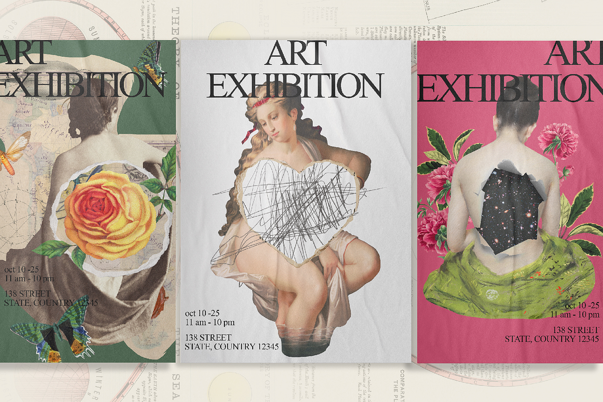 VINTAGE WOMEN COLLECTION | COLLAGES, an Object Graphic by Natali Batu (Photo 5 of 19)
