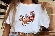 Santa Claus and Reindeer Png, an Illustration by CrexoraLab (Thumbnail 4 of 5)