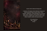 Spooky Gothic Halloween Backgrounds, a Background Graphic by MarisoArt (Thumbnail 2 of 6)