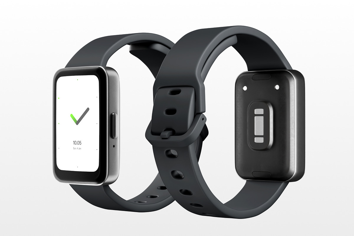Smartwatch Mockup, a Wearable Device Mockup by SLAB! Design (Photo 5 of 9)
