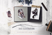 GENTLEMAN DOGS SET, an Object Graphic by Alisa Mikibith Art (Thumbnail 4 of 10)